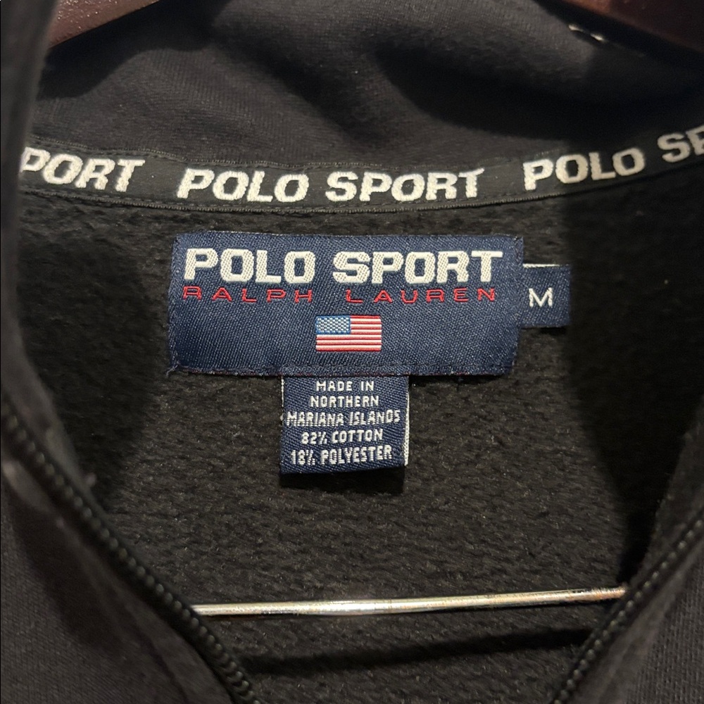 Vintage 1990s Polo Sport Rescue Expedition Quarter Zip Sweatshirt - Picture 4 of 6